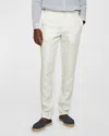 Orlebar Brown Men's Griffon Tailored Linen Pants In White