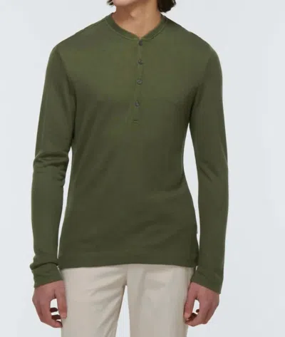 Orlebar Brown Men's Harrison Cashmere Sweater In Forest Night In Green