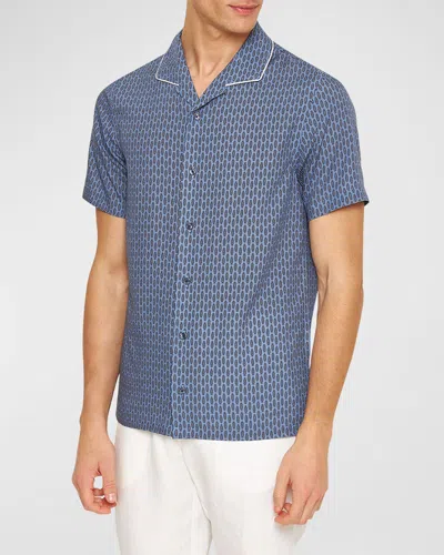 ORLEBAR BROWN MEN'S HIBBERT PEREZ CAMP SHIRT