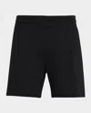 Orlebar Brown Men's Jeryl Merino Sweat Shorts In Black