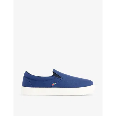 Orlebar Brown Mens Navy Hydro B2 Logo-embroidered Woven Low-top Trainers