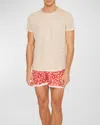 Orlebar Brown Ob Standard Linen-blend Jersey T-shirt In Pebble