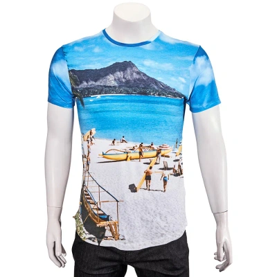 Orlebar Brown Men's Photographic Print T-shirt In Blue