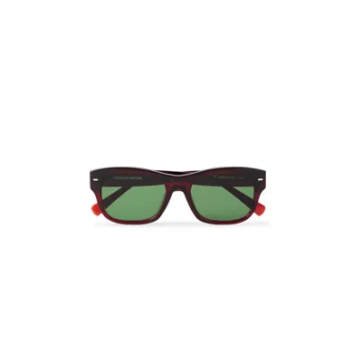 Orlebar Brown Men's Red Rectangular Sunglasses 273845 In ["red"]