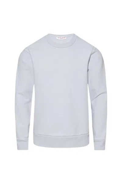 Orlebar Brown Men's Stevenson French Cotton-blend Terry Sweatshirt In Serenity Blue