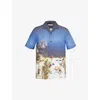 Orlebar Brown Hibbert Printed Cotton Bowling Shirt In Terrace
