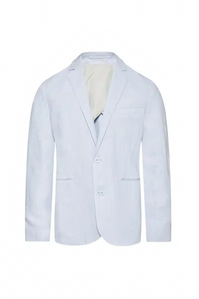 Orlebar Brown Men's Ullock Linen Blazer In Light Island Sky In Blue