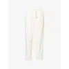 Orlebar Brown Mens Matchstick Drawstring-waistband Straight-leg Regular-fit Cotton-blend Trousers In Matchstick