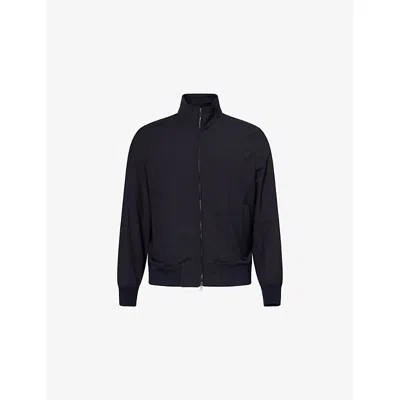 Orlebar Brown Alvaro Merino Wool Jacket In Blue