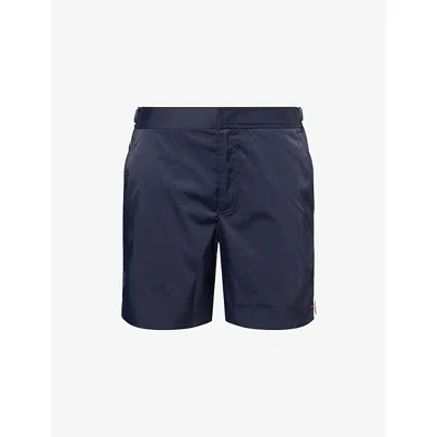 Orlebar Brown Mens Night Iris Bulldog Regular-fit Swim Shorts