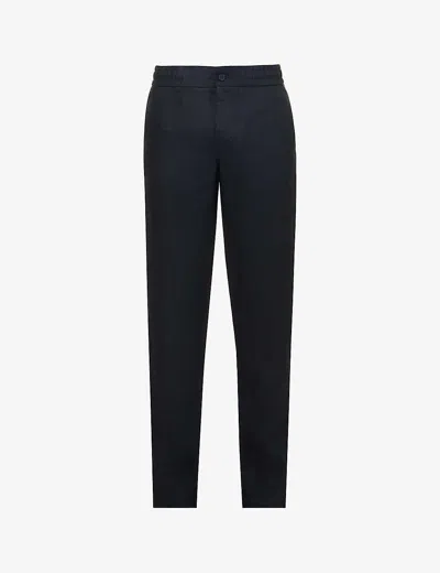 Orlebar Brown Sedgwick Straight-leg Trousers In Blue