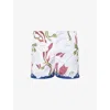 Orlebar Brown Setter Straight-leg Short-length Printed Recycled Swim Shorts In Neutral