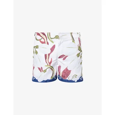 Orlebar Brown Mens Orchid Mid-rise Woven Swim Shorts Night Iris