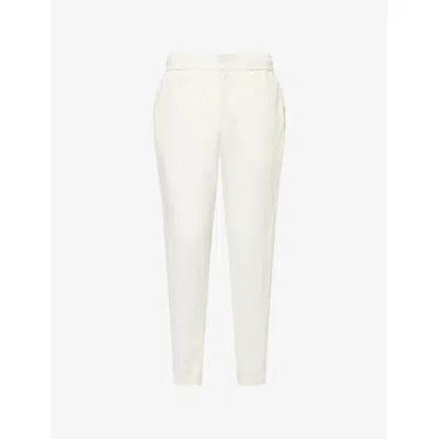 Orlebar Brown Mens Sandbar Cornell Tapered-leg Elasticated-waist Linen Trousers
