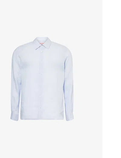 Orlebar Brown Mens Hush Giles Long-sleeve Linen Shirt