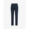 Orlebar Brown Griffon Tapered Linen Trousers In Night Iris