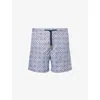 Orlebar Brown Mens Wave Blue Bulldog Drawstring Woven Swim Shorts In Wave Blue