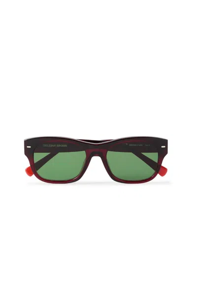 Orlebar Brown Nerano Sunglasses-273845-burgundy In Brown