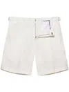 Orlebar Brown Norwich Straight-leg Linen Shorts In Nude