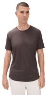 Orlebar Brown Ob Lux Merino Tee Morel Brown In Gray