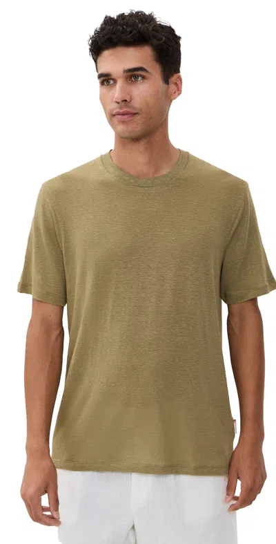 Orlebar Brown Ob-t Linen Tee Agave