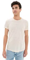 Orlebar Brown Ob-t Linen Tee Latte In Latte