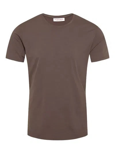 Orlebar Brown Ob-t Merino T-shirt In Brown