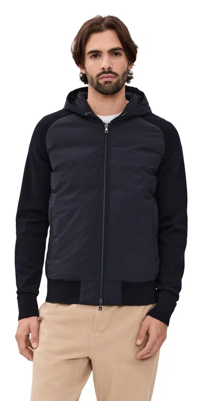 Orlebar Brown Otto Zip Sweatshirt Night Iris In Blue