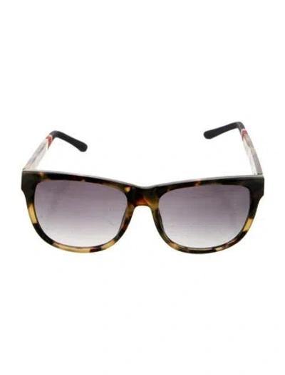 Pre-owned Orlebar Brown Oversize Gradient Sunglasses In Brown