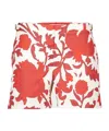 Orlebar Brown Pattern Swimming Trunks In Red