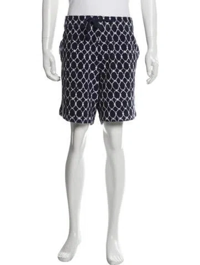 Pre-owned Orlebar Brown Patterned Swim Trunks In Blue