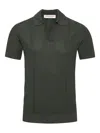 Orlebar Brown Pique Texture T-shirt In Gray