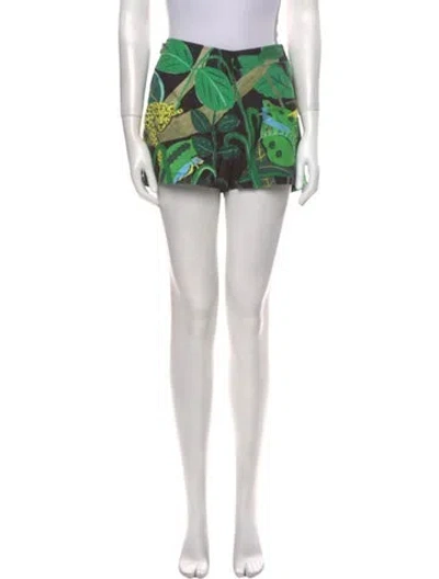 Pre-owned Orlebar Brown Printed Mini Shorts In Blue