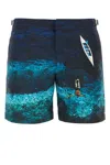 Orlebar Brown Printed Polyester Bulldog Photographic Swimming Shorts