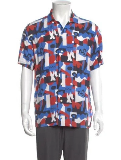 Pre-owned Orlebar Brown Printed Short Sleeve Shirt In Multi