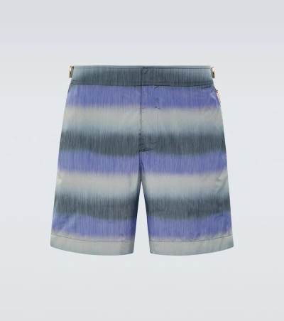 Orlebar Brown Bedruckte Shorts In Blau