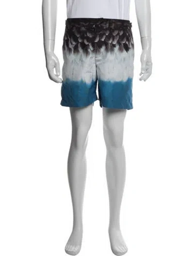 Pre-owned Orlebar Brown Printed Swim Trunks In Neutral