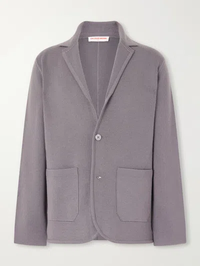 Orlebar Brown Rainer Ii Merino Wool Blazer In Gray