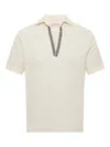 Orlebar Brown Ridley Embroidered Short-sleeve Top In Neutral