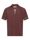 Orlebar Brown Ridley Printed Short-sleeve Top In Red