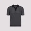 Orlebar Brown Roddy Striped Polo T-shirt In Night Iris White