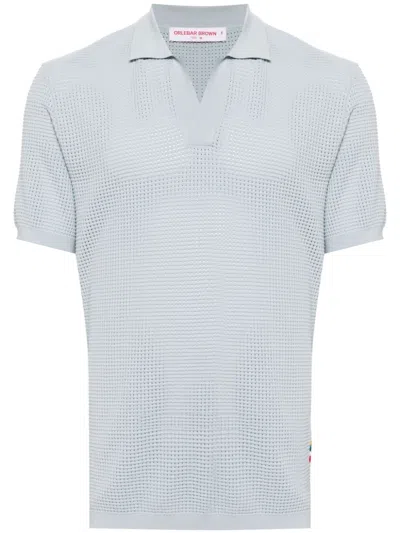 Orlebar Brown Roddy Polo Shirt In Blue