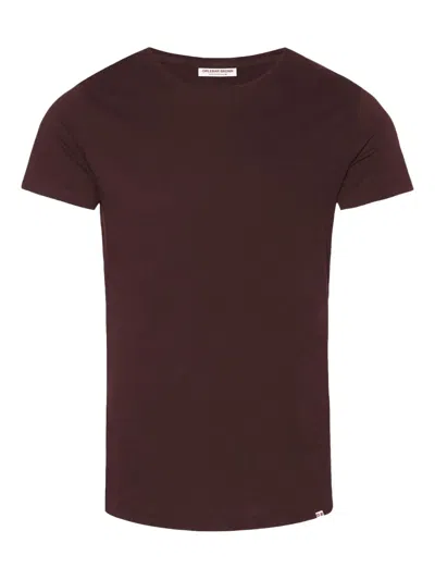 Orlebar Brown Round-neck Cotton T-shirt In Brown