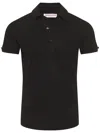 Orlebar Brown Sebastian Linen Polo Shirt In Blue
