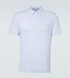 Orlebar Brown Sebastian Linen Polo Shirt In White