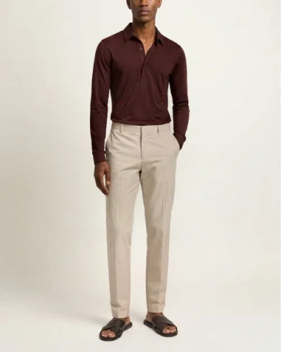 Orlebar Brown Sebastian Merino Long-sleeve Merino Polo Shirt