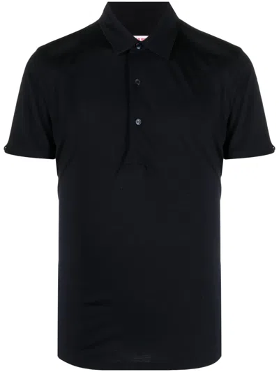 Orlebar Brown Sebastian Merino Wool Polo Shirt In Blue