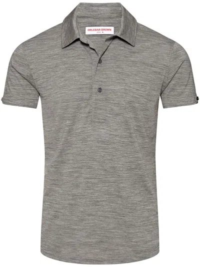 Orlebar Brown Sebastian Polo Shirt In Grey