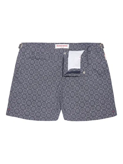 Orlebar Brown Setter Alchemy Printed Swim Shorts In Blue