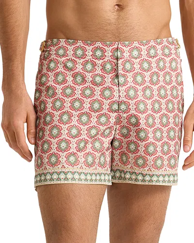 Orlebar Brown Setter Passetto Straight-leg Printed Swim Shorts In Pink
